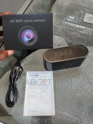 HD WiFi Table Clock Camera – Remote Viewing Security Camera