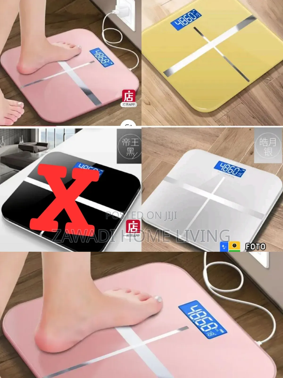 *Smart Digital Electronic Rechargeable Body Scale