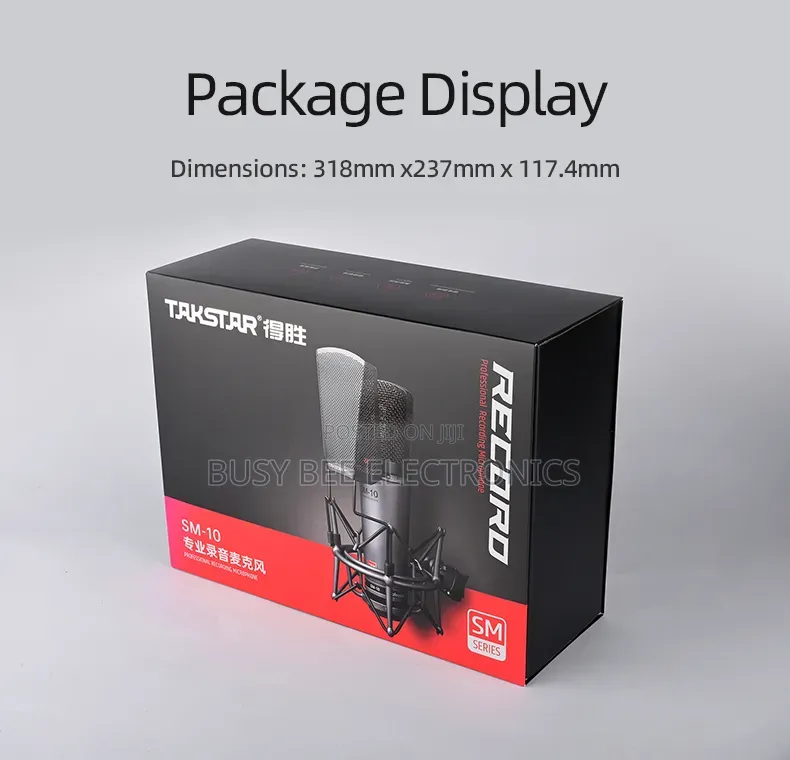SM-10 Professional Desktop Recording Microphone