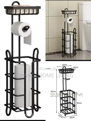 3 in 1 Heavy Duty Bathroom/Tissue Stand