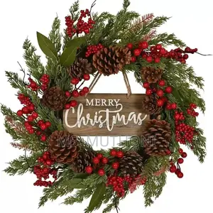 Premium Christmas Door Wreath – 50cm