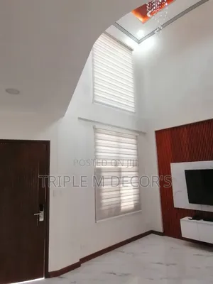 Zebra Roller Blinds for Kitchen & Living Room Windows