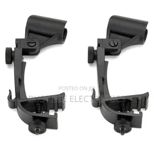 Drum Mic Holder Adjustable Clip on Drum 2pcs