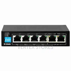 D-Link 6-Port Gigabit PoE Switch-DGS-F1006p-E