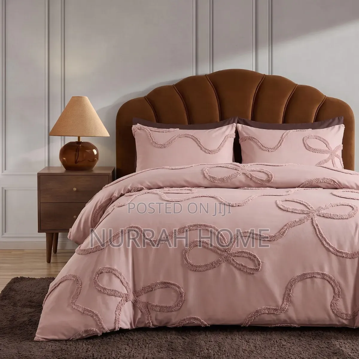  Bowknot Tufted Duvet Cover — Pretty & Classy!