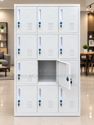 12 Locker Office Cabinet -Steel Drawers for Files