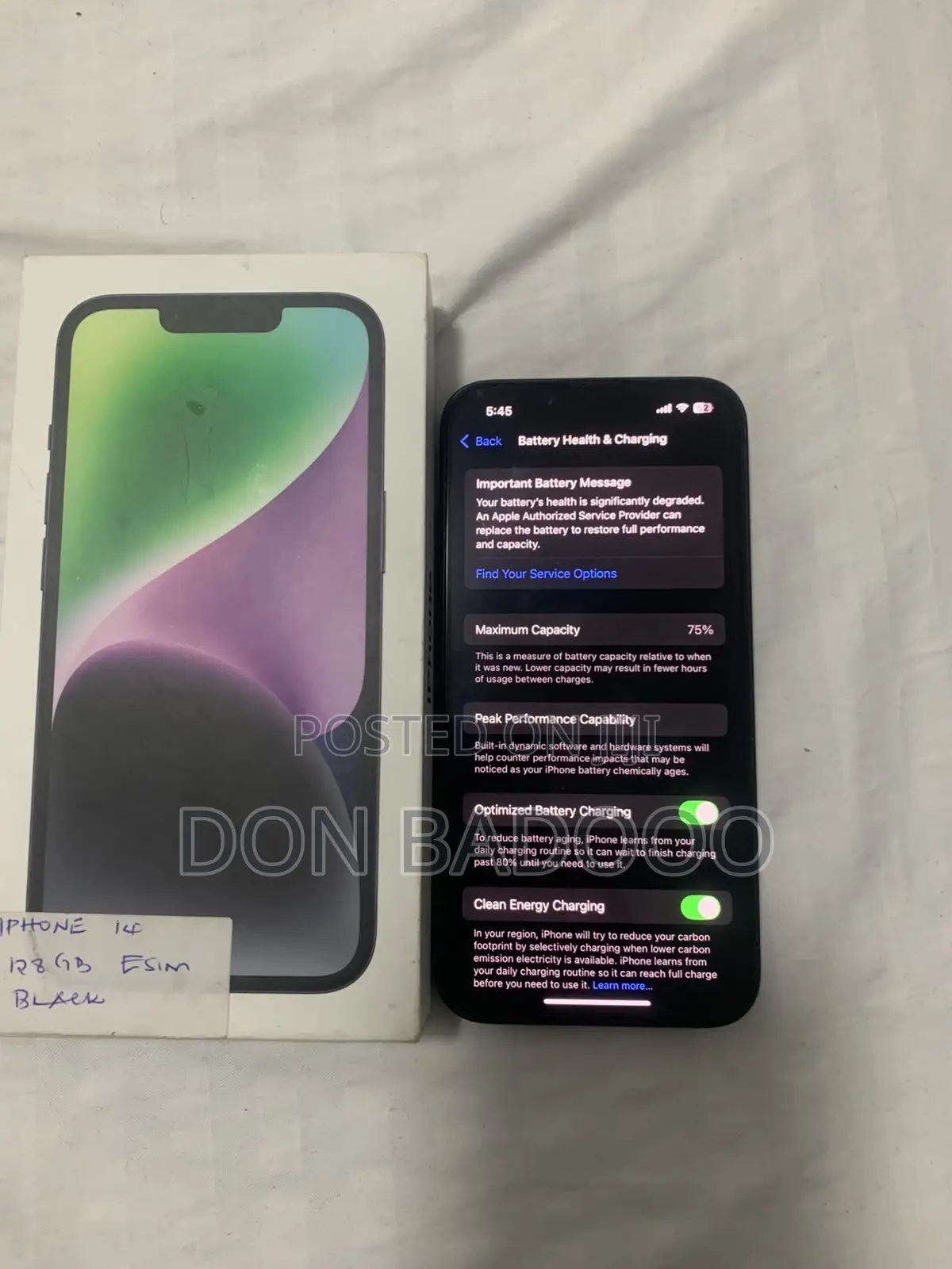 Apple iPhone 14 128 GB Black