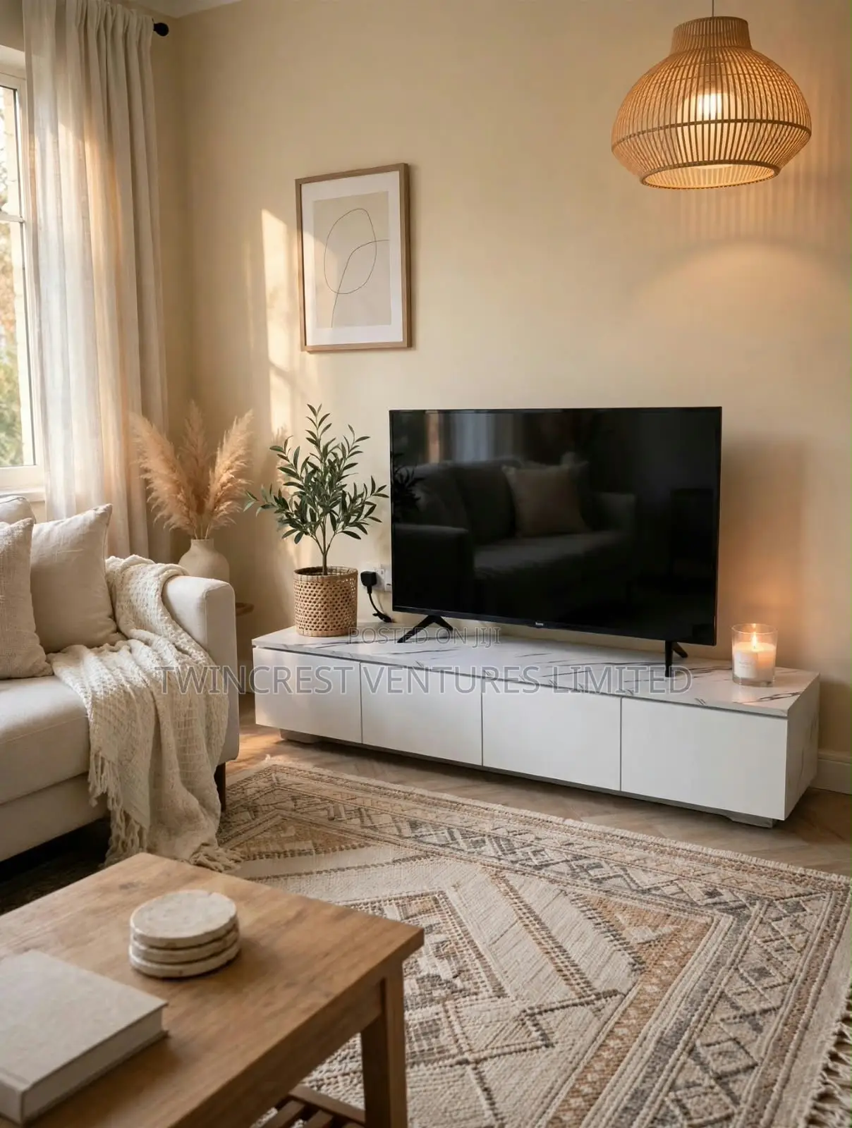 Modern Imported TV Stand With Drawers