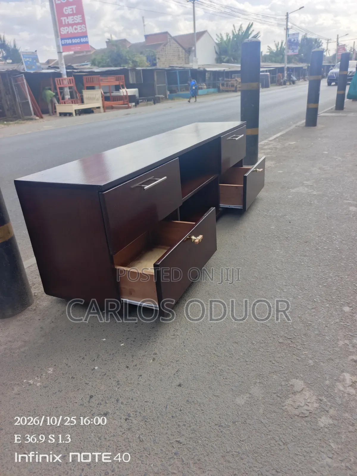 Brown TV Stand