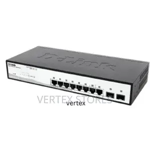 D-Link 8-Port Gigabit PoE Smart Switch-DGS-1210-10p