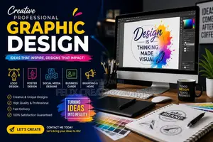 Professional Graphic Design Services-Logos,posters and Ads