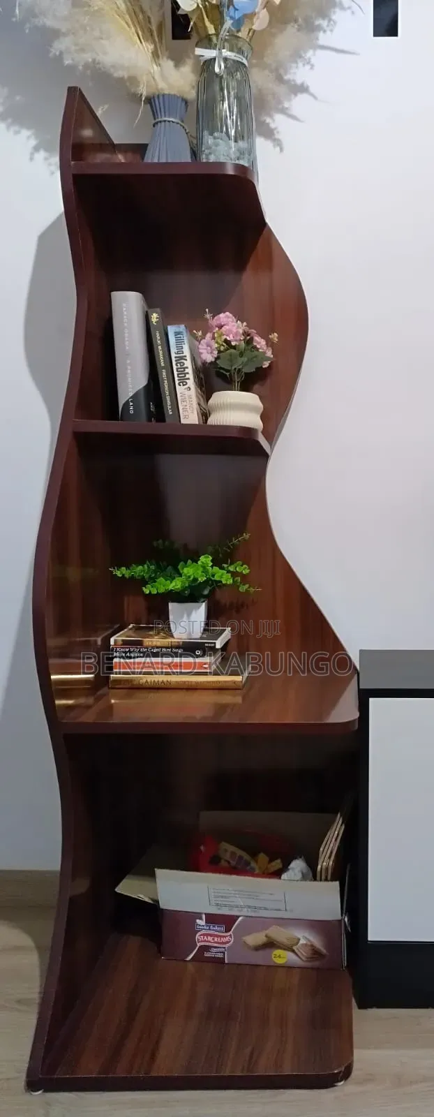 Modern S Wave Bookshelf