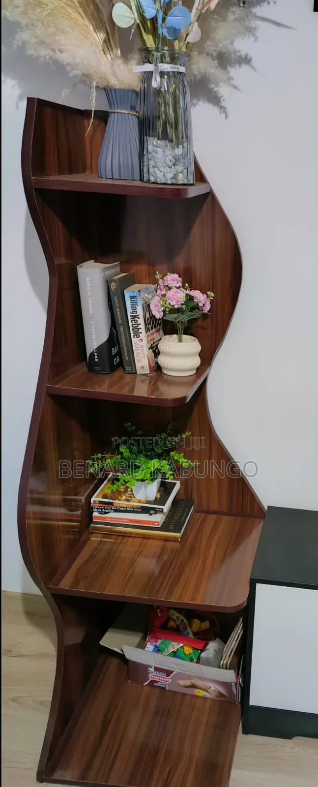 Modern S Wave Bookshelf