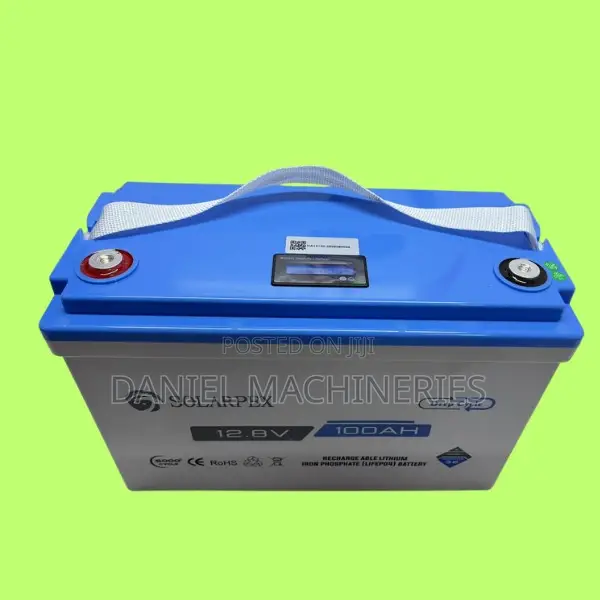 Solarpex Rechargeable Lithium Iron Phosphate LiFePo4 Battery 100ah