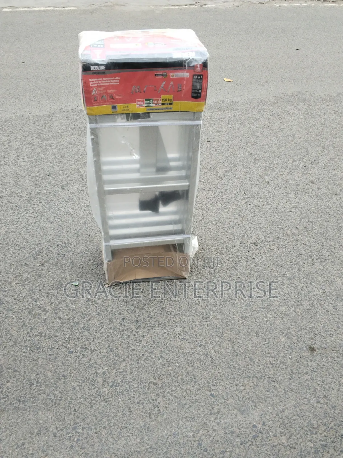 Multipurpose Ngazi, Aluminum Foldable Ladder