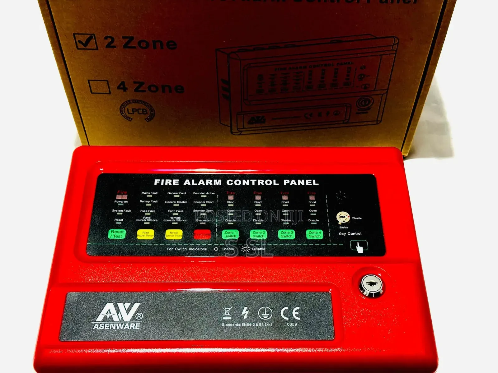 Conventional 2 Zone Fire Alarm Panel Kenya