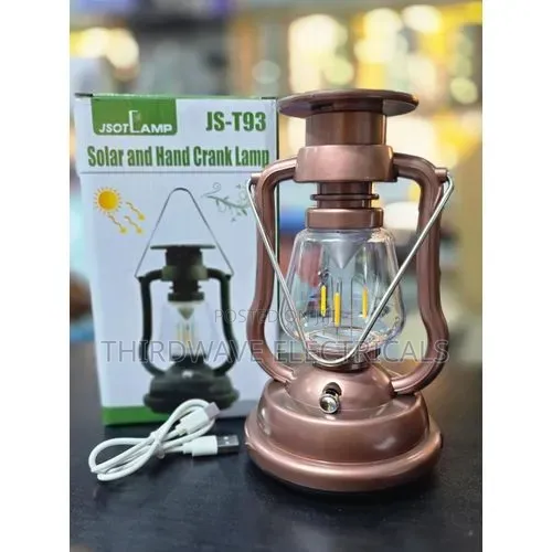 Modern Solar Lantern With as Hand Crank for Charging