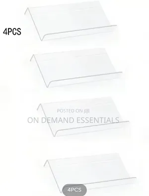 Acrylic Spice Rack Organizer 4pc Set Clear