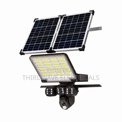 ZT06 Solar-Powered LED Floodlight and CCTV Security Camera