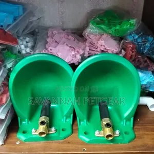Green Plastic Automatic Goat, Sheep Drinkers With Metal/Brass Valves