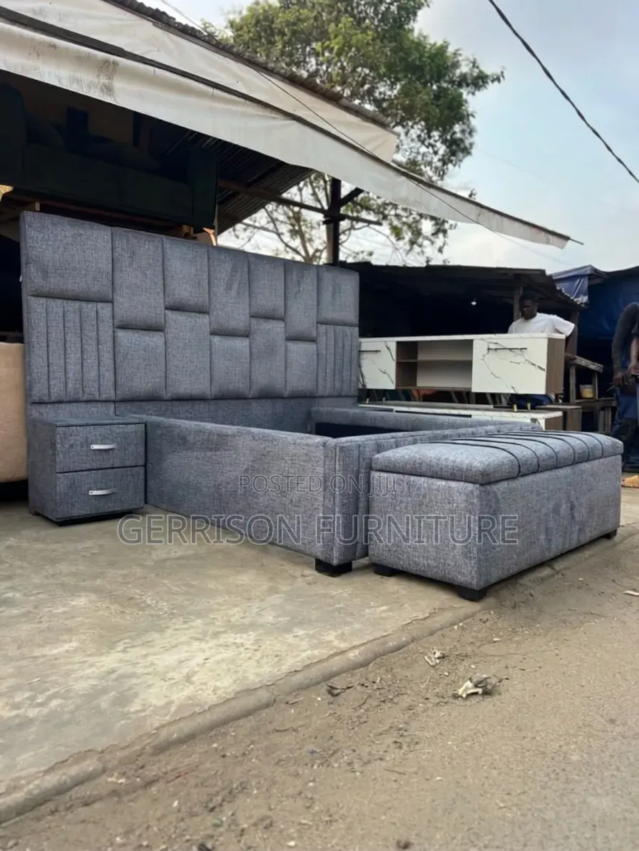 Executive 5x6 Grey Bed Set (Items Sold Together or Separately)