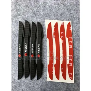 4pc Nissan Door Edge Guard With Printed Nissan Logo