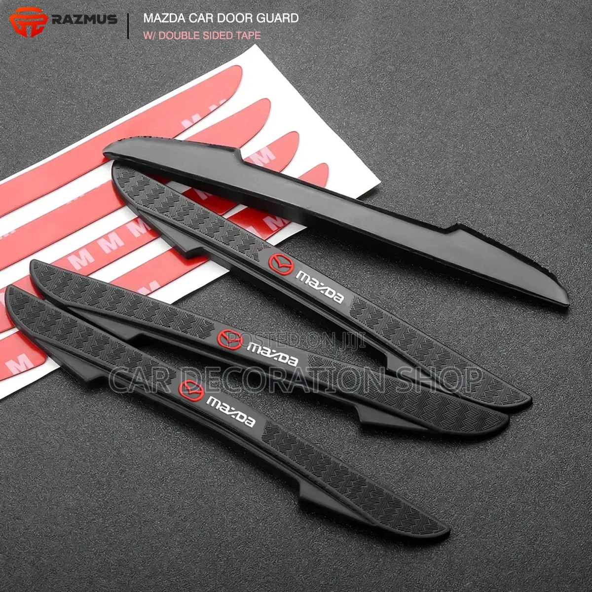 Customized Mazda 4pcs Self Adhesive Stick Flexible Edge Guard Strips