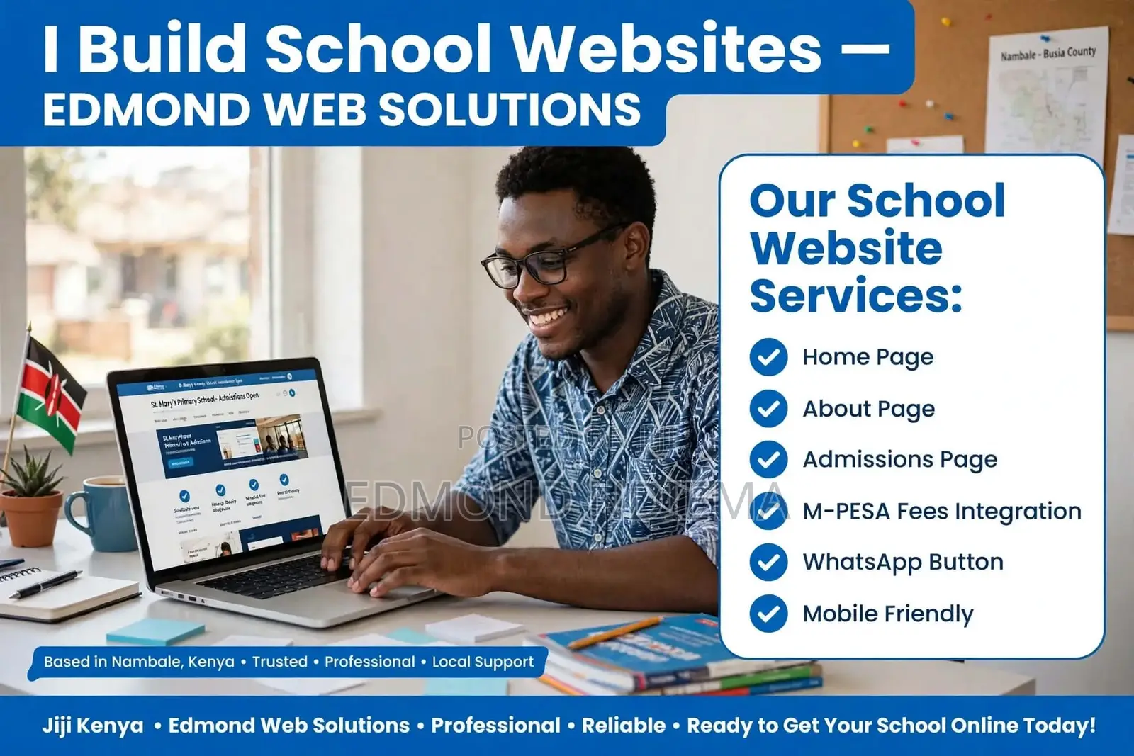 School Website Design for Schools-Demo Inside- Nambale Busia