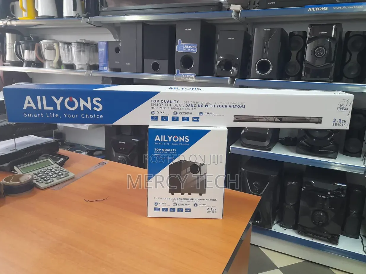 Ailyons 2.1CH Compact Soundbar System (Sb401k)