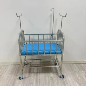 Sturdy and Comfortable Hospital Baby Cot With Matress