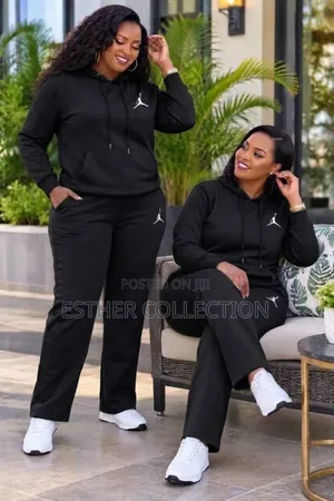 Women's Jordan 2piece Fleece Hooded Tracksuit Set