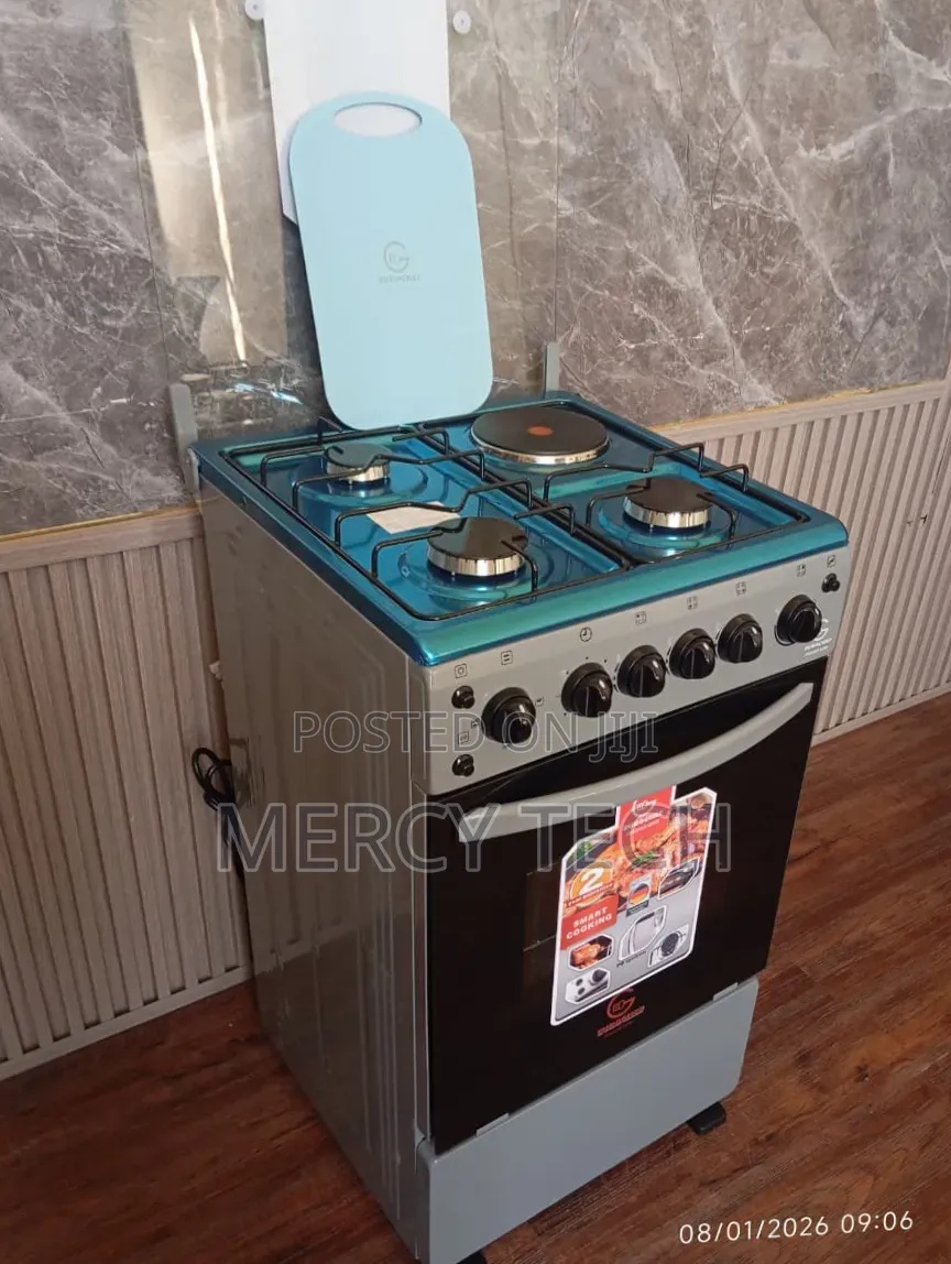 Eurochef Free Standing 3 Gas + 1 Electric Cooker (EG55-3G1E+E)