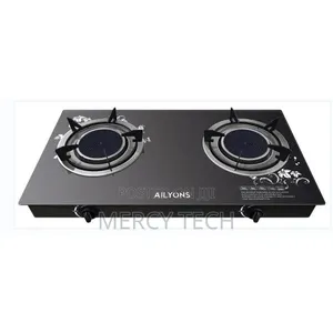 Ailyons 2-Burner Glass Top Gas & Infrared Cooker (GS005A)