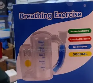 5000cc Breathing Exerciser/ Incentive Spirometer-Increases Lung