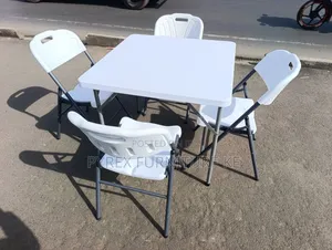 Outdoor Plastic Folding Table and Chairs