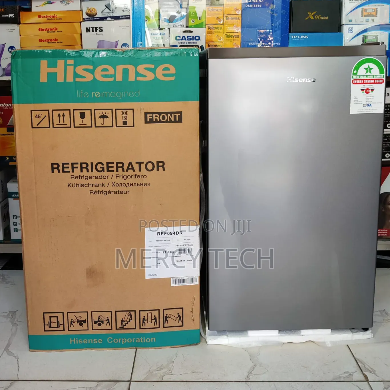 Hisense 94L Compact Single Door Fridge
(Ref094dr)