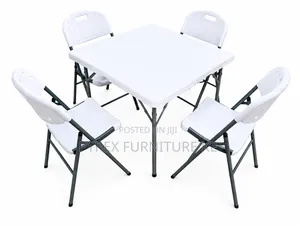 Eco Friendly Foldable Chairs Plus Table