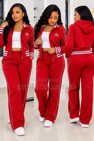 Women's 3-Piece Athleisure Tracksuit Set