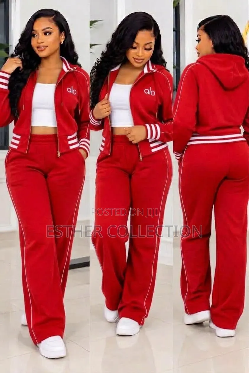Women's 3-Piece Athleisure Tracksuit Set