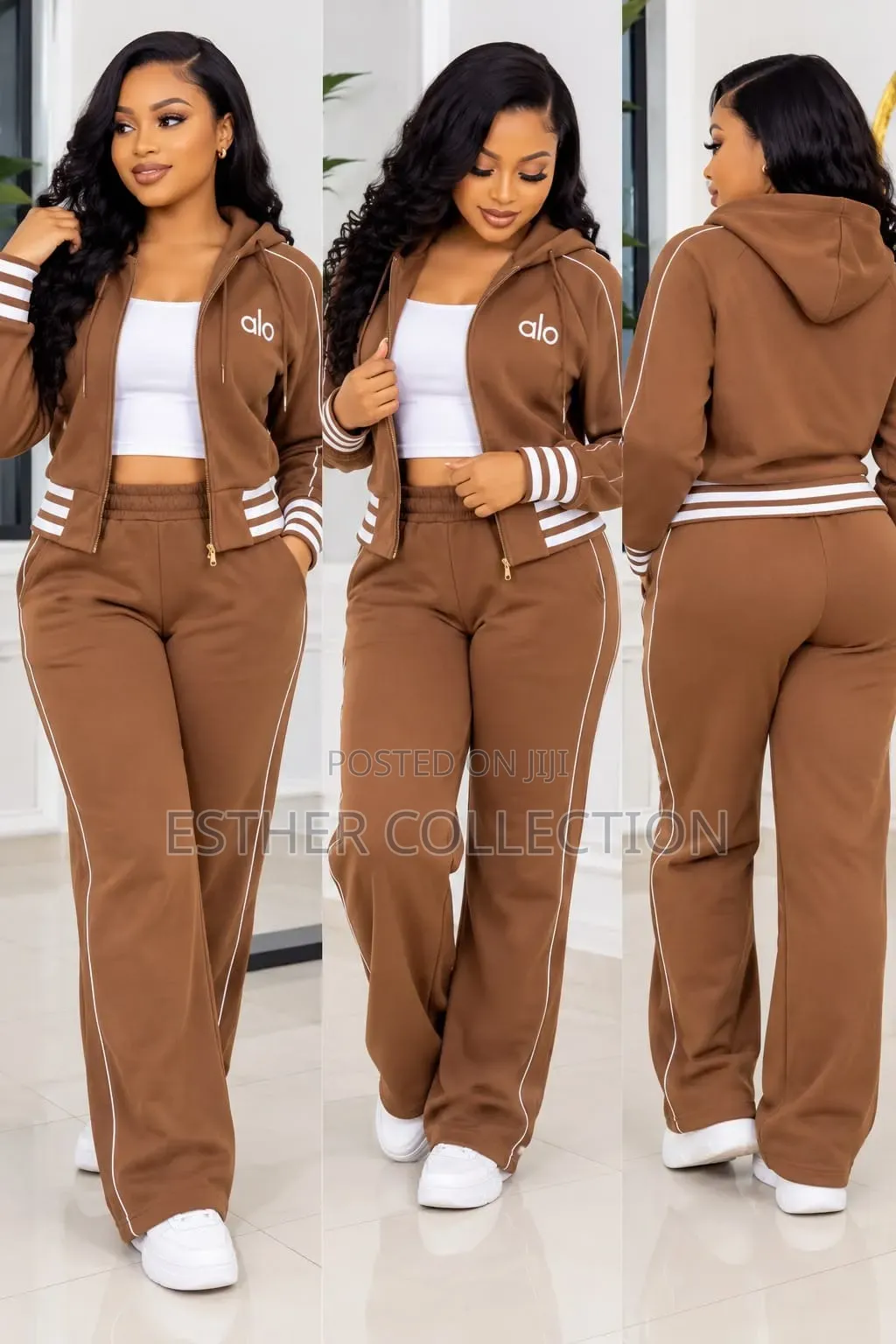 Women's 3-Piece Athleisure Tracksuit Set