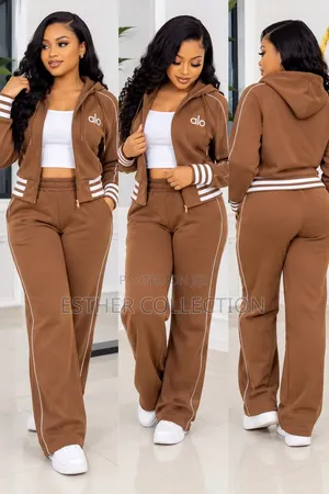 Women's 3-Piece Athleisure Tracksuit Set