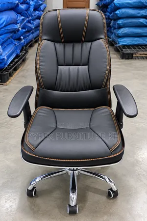 Black Leather Office Chair