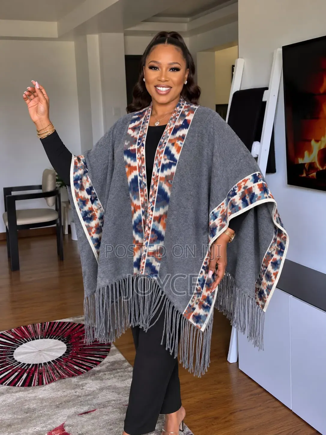 Free Size Warm Ponchos