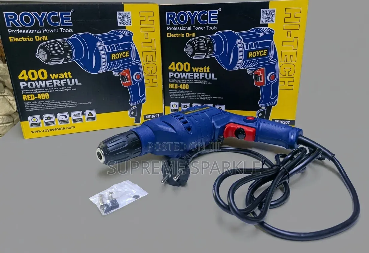 ROYCE 400W Electric Drill 10mm RED-400