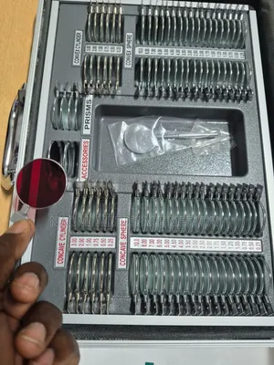 Metallic Optical Trial Box With 104pcs