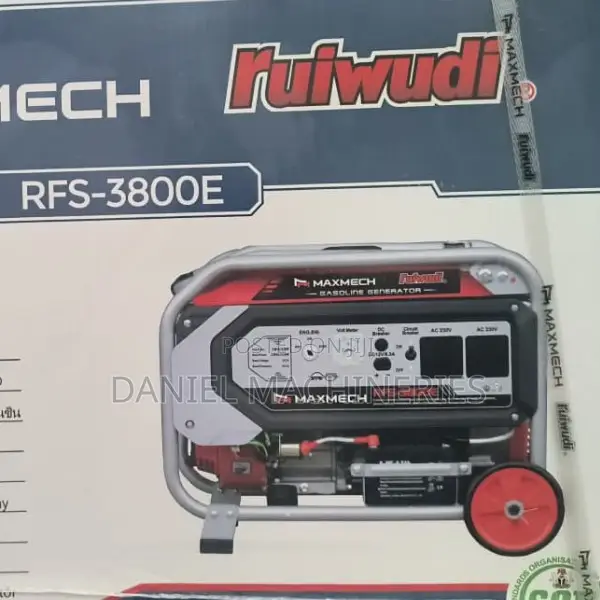 Maxmech Petrol Generator 2.5kva RFS-3800e