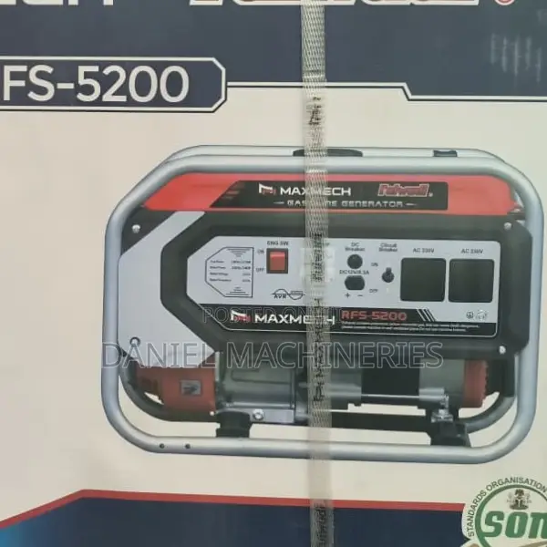 Maxmech Petrol Generator 3.5kva RFS-5200