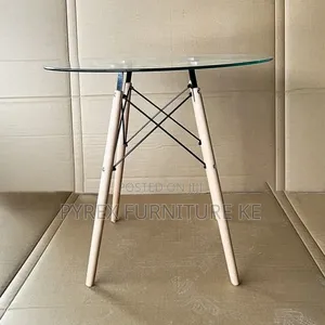Glass Top Cafe Table
