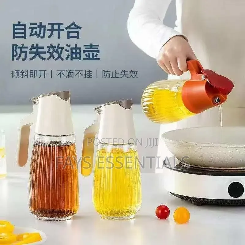Glass Oil Jar