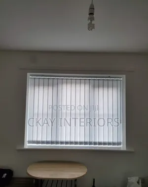 Windows Refined Finish With Vertical Blind Designed for Modern Living